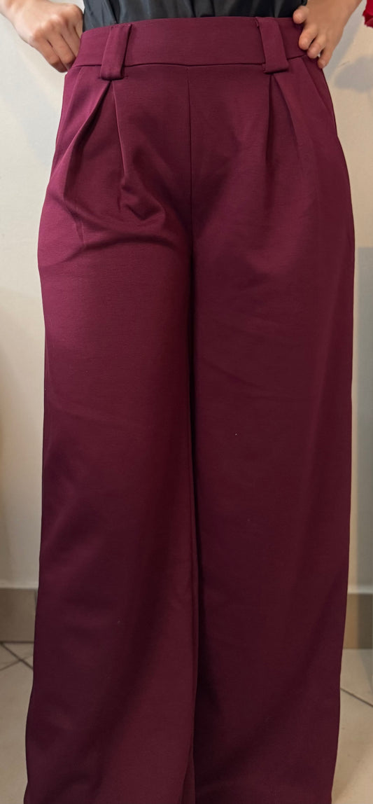 Pantalon large en viscose Nataélia
