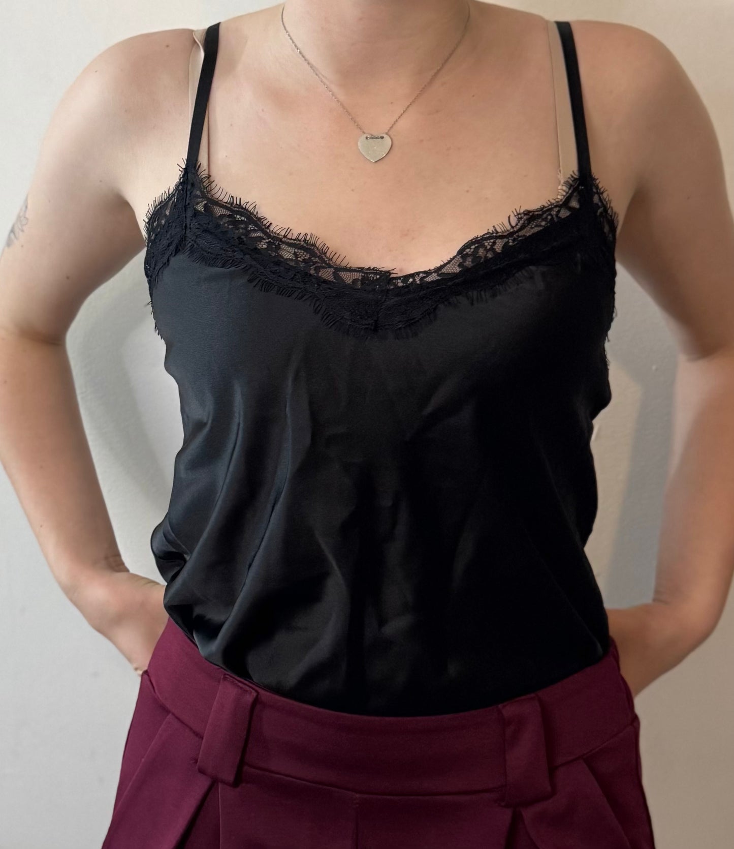 Débardeur avec dentelle Elyne