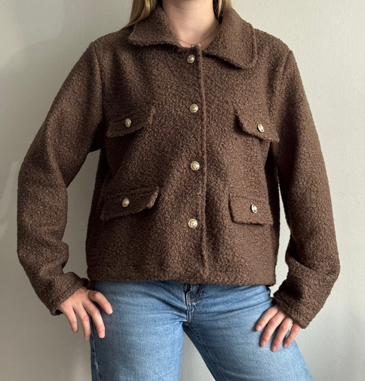 Veste à boutons dorés Ely