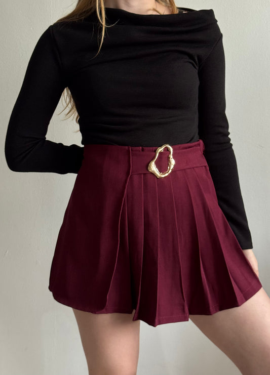 Jupe short plissé tendance Magalie